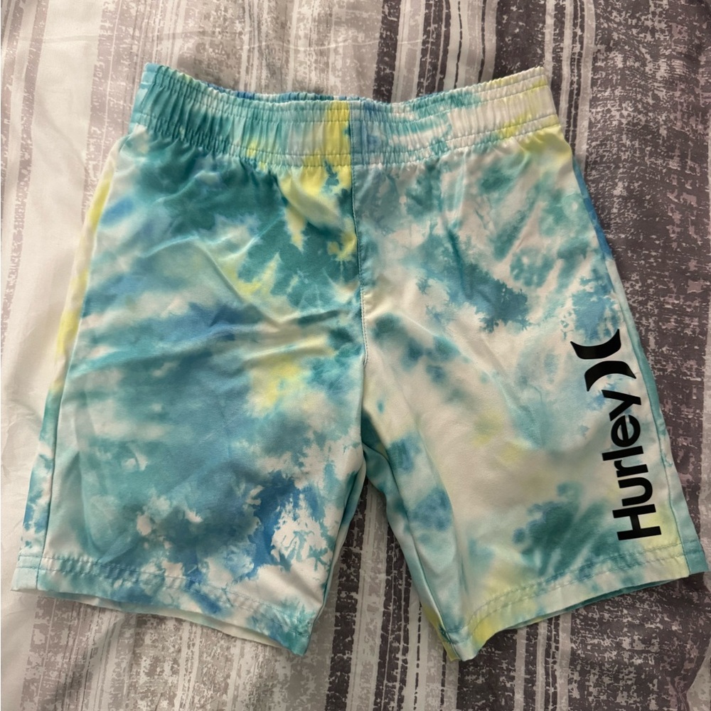 Hurley Boys Tie- Dye French TerryShorts size 5